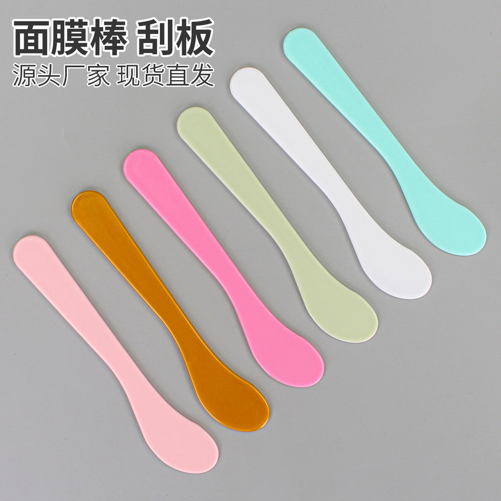 Beauty salon spa mask tools soft mask stick plastic mixing stirring stick scraper plate application stick