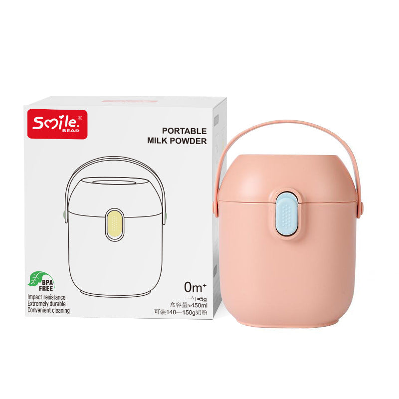 Large-capacity baby milk powder storage box, snack storage box, baby complementary food, rice noodles, sealed jar, maternal and infant products