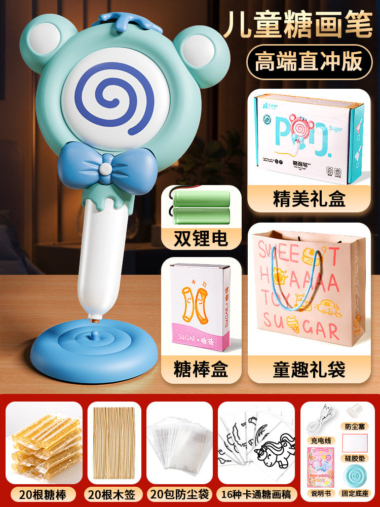 Children's day sugar painting pen suit delicious sugar painting pen edible 3d printing sugarization pen diy handmade stall