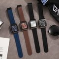 New arrival cross-border hot-selling silicone strap men's watch, foreign trade bestseller, quartz fashion wristwatch, wholesale