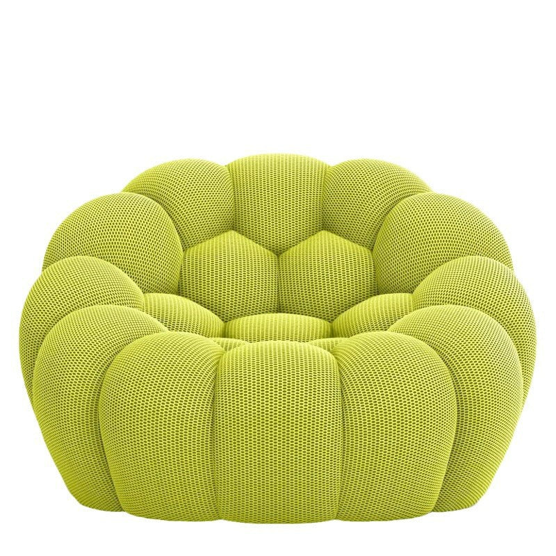 Modern minimalist bubble sofa - designer fabric, trending online, creative football art, curved sofa for home living room