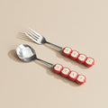 Cute and creative stainless steel cake & dessert spoons & forks - adorable animal fruit forks & coffee spoons - home tableware