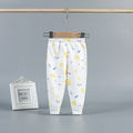 Baby long johns newborn baby pure cotton open crotch pants girl spring & fall thin inner wear single boy bottom pants