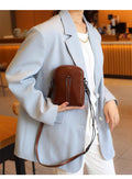 Small bag for women 2024fall and winternew arrival crossbody bag for women shell bag easiest for match genuine leather women's bag shoulder bag women's mobile phone bag
