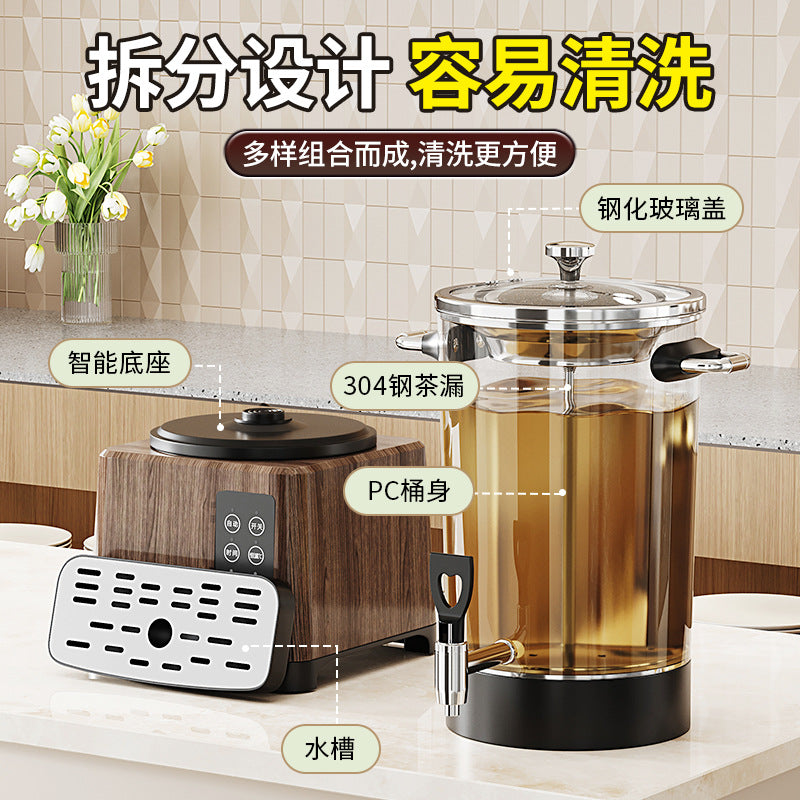 Smart tea maker, commercial large-capacity constant temperature separates type automatic heat preservation tea bucket, tea and water separation, health-preserving teapot
