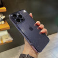 Suitable for iphone16promax starry sky glitter phone case apple 17 electroplated pc lens film all-inclusive protective cover