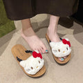 Cartoon cute flip-flops women's summer outwear soft bottomfashion2026 new arrivaleasiest for matchpopularins cool slippers