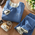 Kids' german velvet set - new autumn/winter collection for boys and girls - thermal underwear set for children and teens - warm innerwear set - children's clothing
