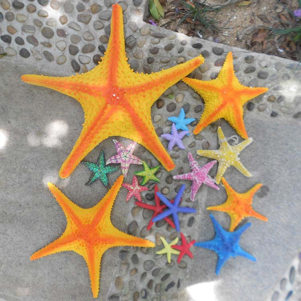 Starfish ornaments Mediterranean simulation starfish wall decoration creative pendant ornament wedding props pendant large