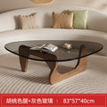 Glass coffee table for homesmall apartment modern casual small table scandinavian creative living room special-shaped export simple tea table