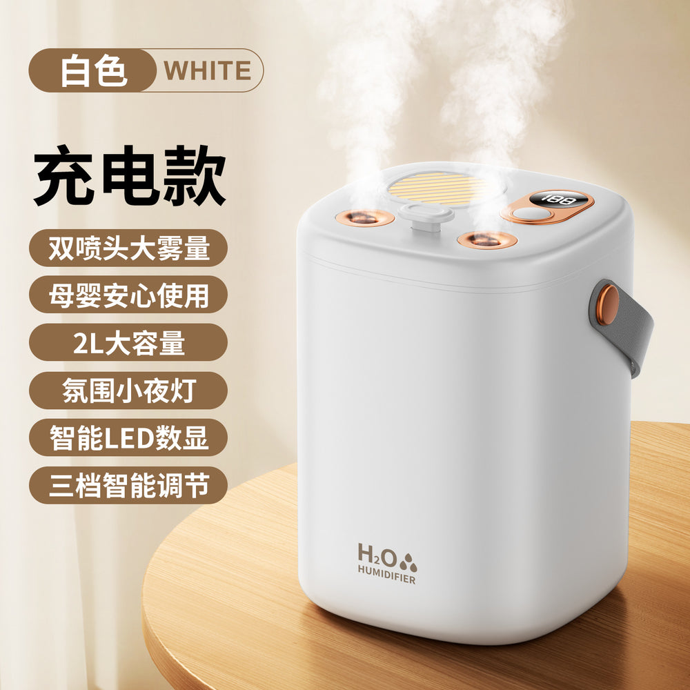 New humidifier for home use, large capacity, quiet operation, ideal for office, air humidifier specifically designed for pregnant women, babies, and bedrooms
