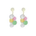 Early spring colorful tassel shell earrings for women 2026 dopamine beach vacation style earrings unique and stunning jewelry