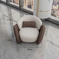 Surrounding sofa brown+white
