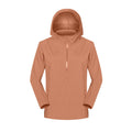 New women's windproof and waterproof lightweight outdoor camping slim-fit jacket - half-zip pullover hooded hiking jacket daw040