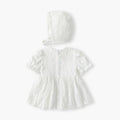 Girls' summer dress  new style baby girl formal dress hundred days celebration baby skirt white pleated girl princess dress