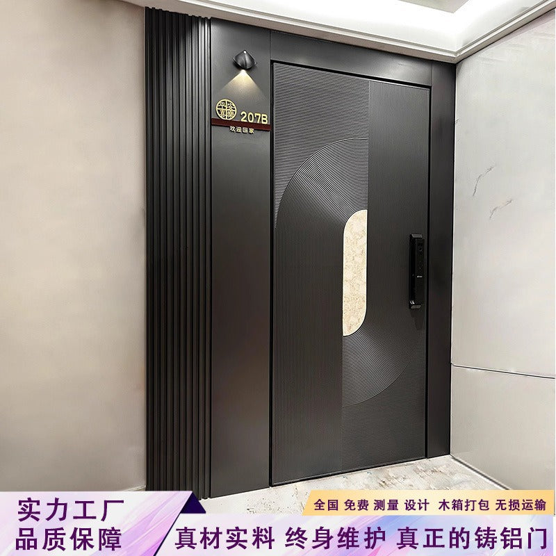 One door, one scene, villa door, double door, rural self-built house door, anti-theft door, sub-mother entrance door, entrance door