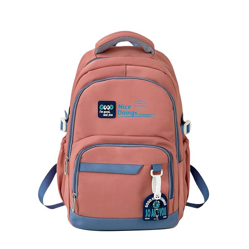 Spot large capacity backpack new fashion trend versatile backpack backpack college student nylon bag wholesale