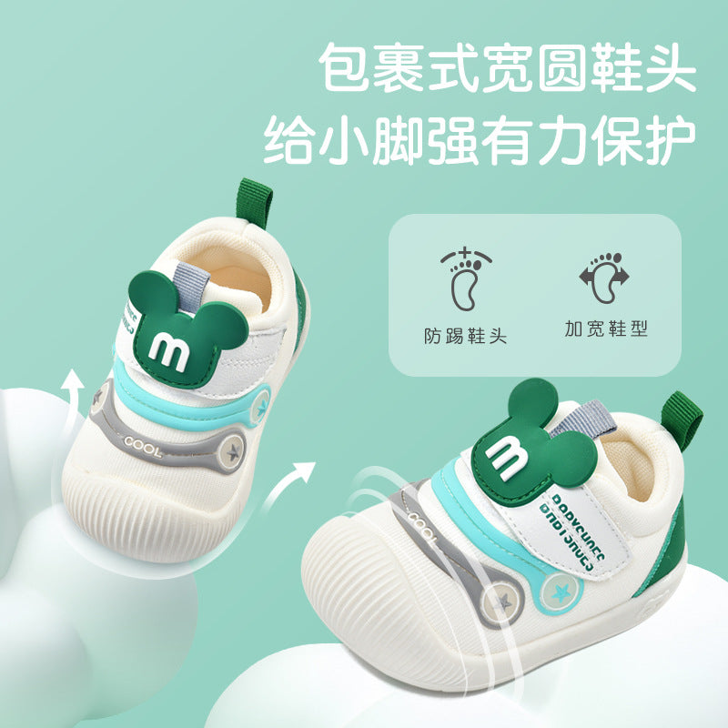 Toddler shoes for boys, spring and autumn, 0-1-2 years old, soft sole infant shoes, children's shoes, infant and toddler shoes for girls