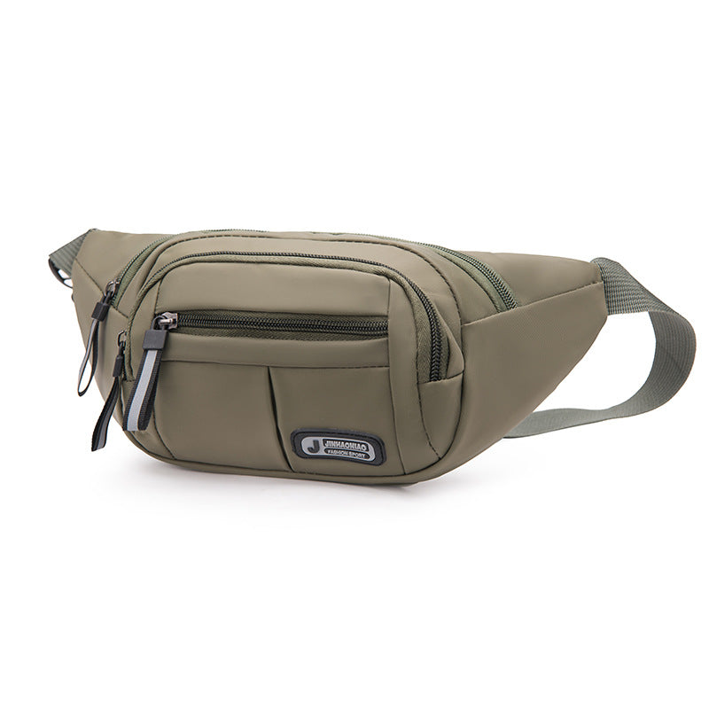 Fashion Trend Fanny Bag Sports Waterproof Crossbody Bag Outdoor Men's Breast Bag Multifunctional Mobile Phone Bag Unisex