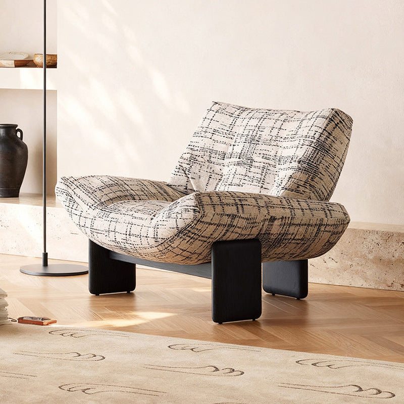 Single sofa chair for home living room balcony casual chair lazy sofa can sleep and lie down modern casual single sofa
