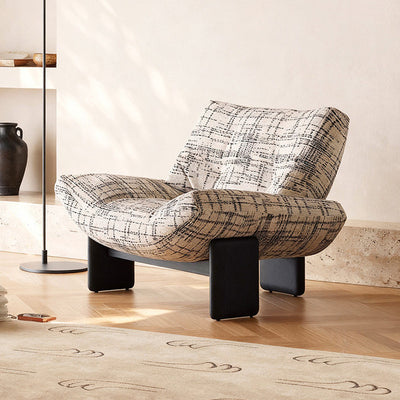 Single sofa chair for home living room balcony casual chair lazy sofa can sleep and lie down modern casual single sofa