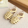 Baotou sandals girl outwear woven vancahao summernew arrival student soft bottom plaideasiest for match fresh shoes sandals