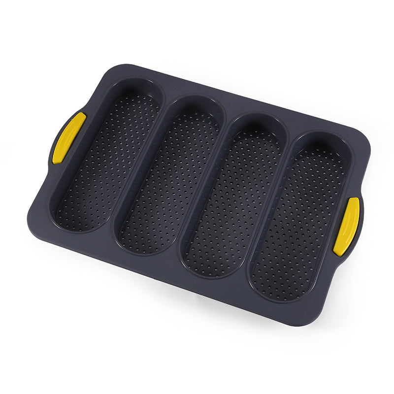 Oval cake mold baguette mold + silicone brush set baking cake bread mold baking pan set
