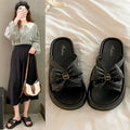 Summer's hottest butterfly embellished platform sandals and slippers for women – perfect for everyday wear, versatile, super comfortable, non-slip, and ideal for the beach