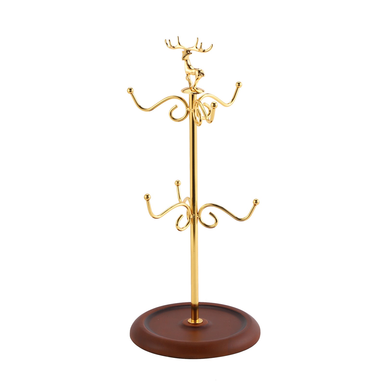 Cross-border creative mug drain rack upside down coffee cup storage rack household wrought iron water cup hanger cup holder