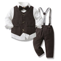 Kids suit suit handsome boy flower boy vest dress baby boy first birthday birthday medium large child suit spring clothing