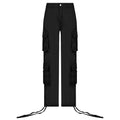 fashion  new arrivalfall and winter women's american street hip-hop style denim workwearpantscasual pants trendy