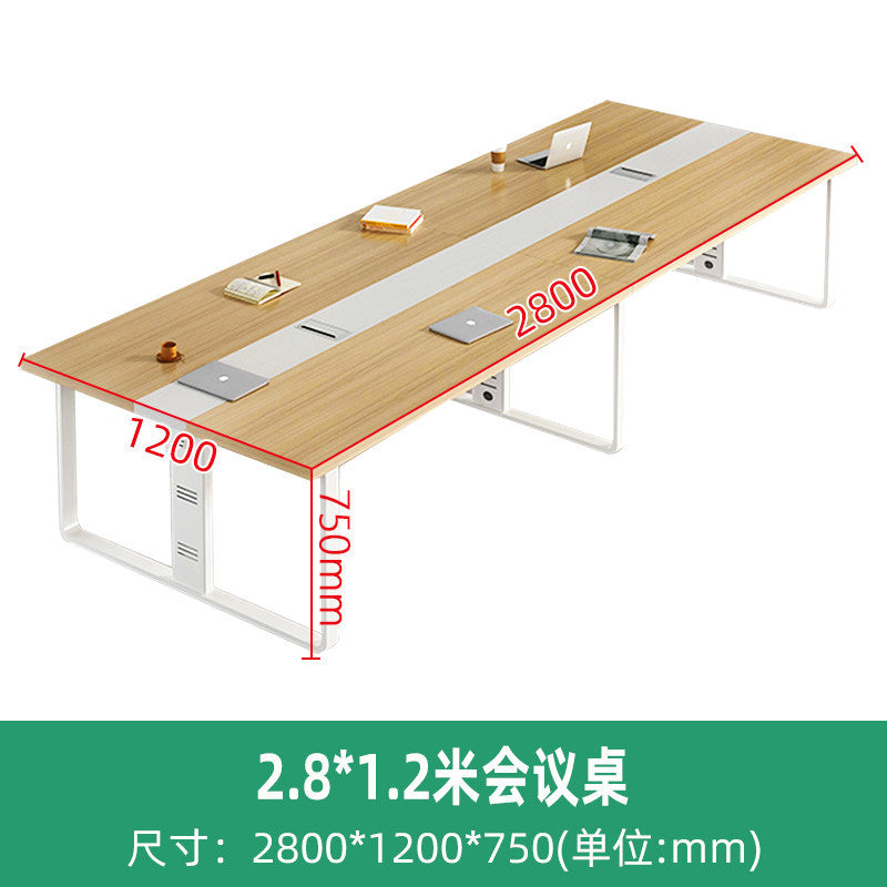 Saint li conference table long table casual modern large and small furniture staff training table negotiation reception bench table and chair set