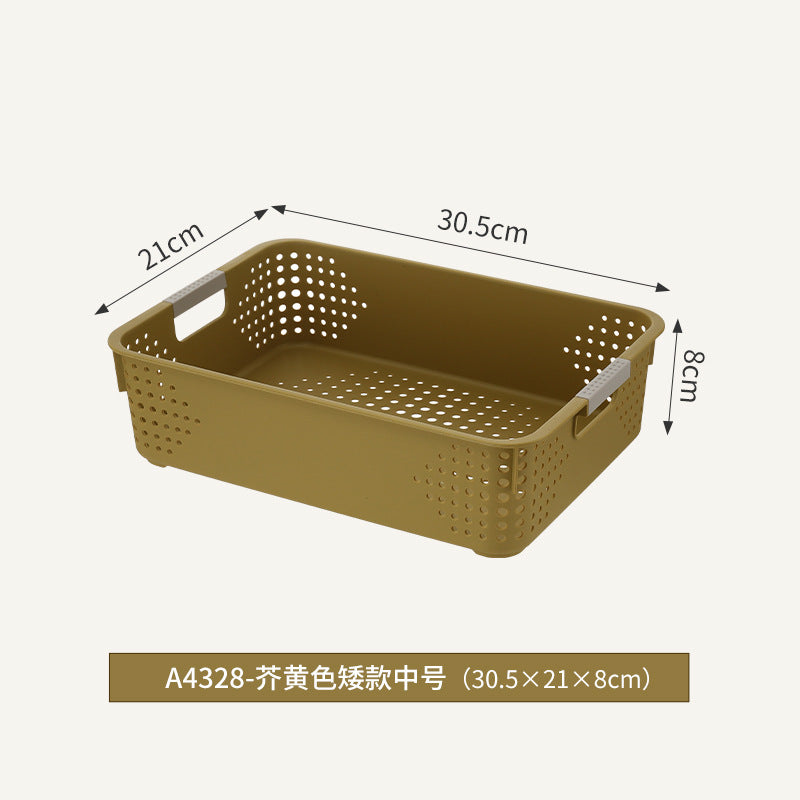 Wholesale desktop storage basket sundries storage box storage basket rectangular snack toy storage basket finishing box
