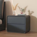 Cream style modern simple bedside table small storage bedside cabinet new solid wood popular bedroom installation-free for home