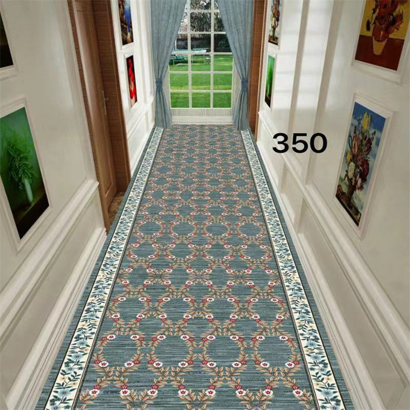 Minimalist modern 3d printed non-slip hallway carpet, hotel, mall, lobby, aisle floor mat roll, home use