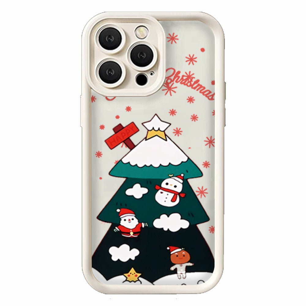 Custom painted phone case - cartoon design for iphone 16, solid color apple 15, diamond sand diy phone 14 soft case
