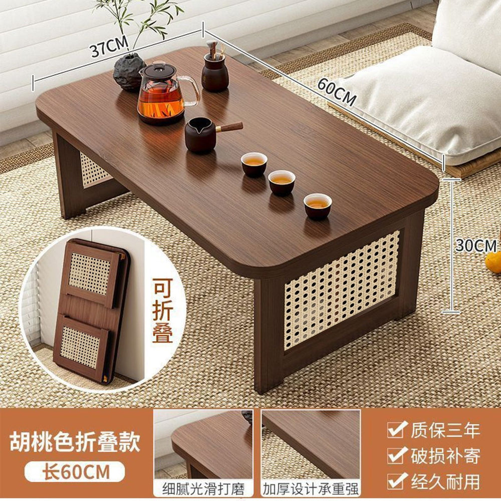 Japanese style bay window table tatami tea table kang table for home bed tea table coffee table balcony bay window small square table computer table
