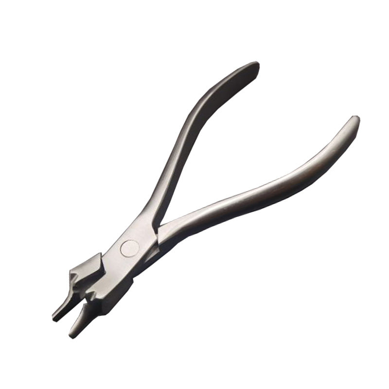 Dental Technician Sande Pliers Back Bending Trapezoidal Arch Wire Forming Eagle Beak Tripod Sun and Moon Thick Wire Wen's Back Bending Square Head Pliers