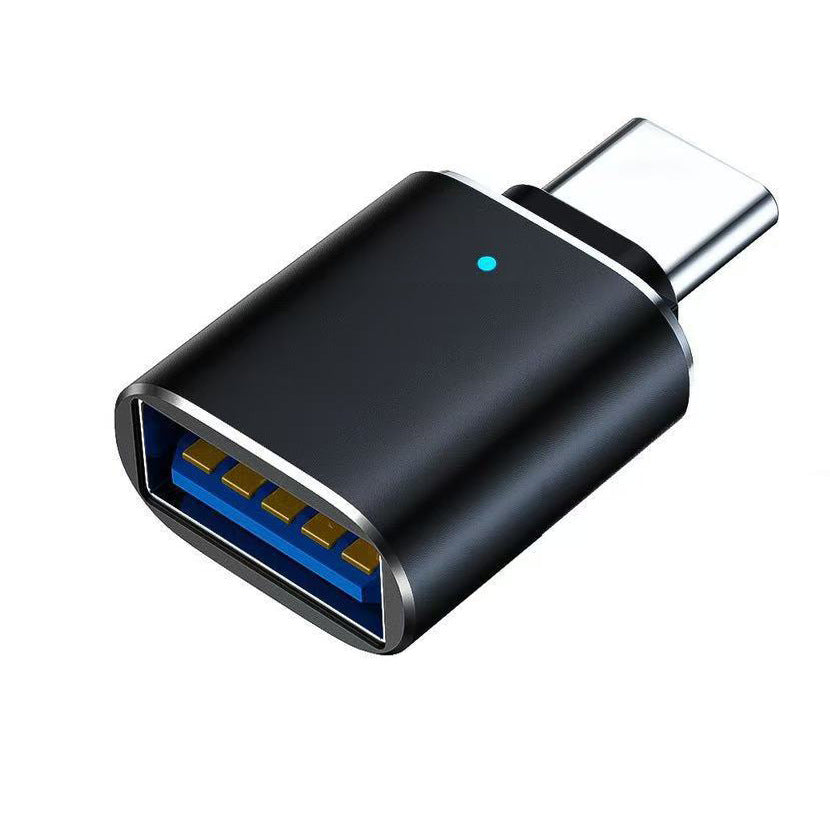Type-c phone adapter otg converter usb 3.0 interface, compatible with apple 17, usb drive charging, car mount, 120w