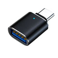 Type-c phone adapter otg converter usb 3.0 interface, compatible with apple 17, usb drive charging, car mount, 120w