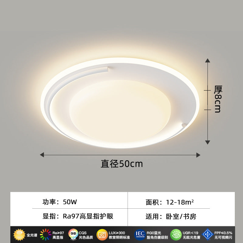 Full Spectrum Nordic Modern Simple Geometric Ceiling Light LED Eye Protection Light Luxury Bedroom Living Room Whole House Lighting Package