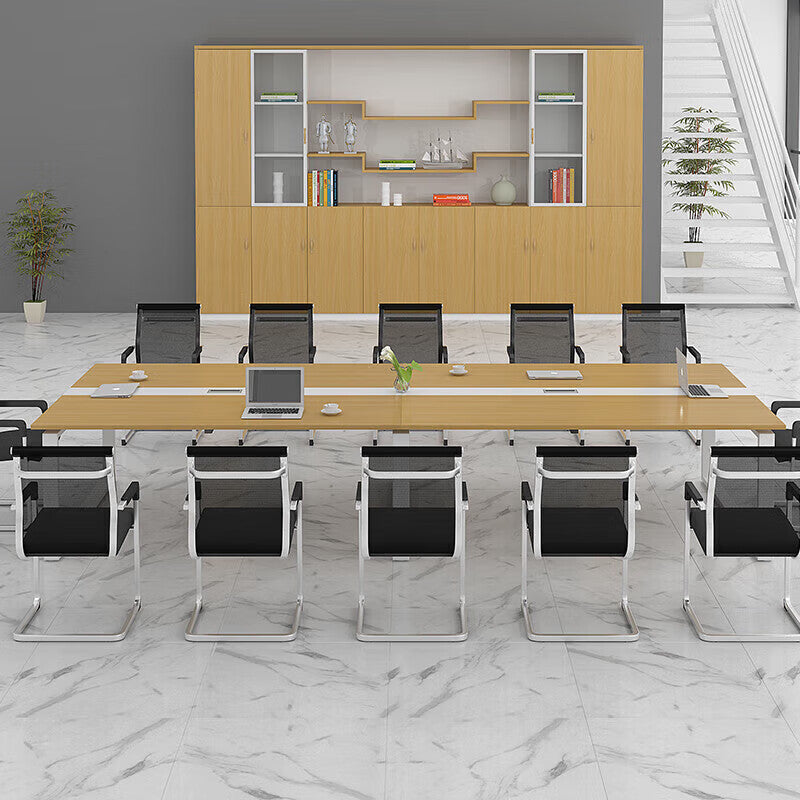 Saint li office desk combination conference table - minimalist modern rectangular table for negotiation, training, and workstation use