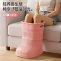 Insulated foot soak bucket - constant temperature, water-saving, eco-friendly, safe, durable, over-the-calf, slim, deep foot bath boot