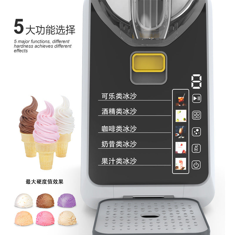 For homesmall fully automatic smoothie machine beverage machine fast ice cream machine commercial ice cream machine snow melting machine