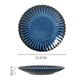 Kiln turns blue 10inch plate