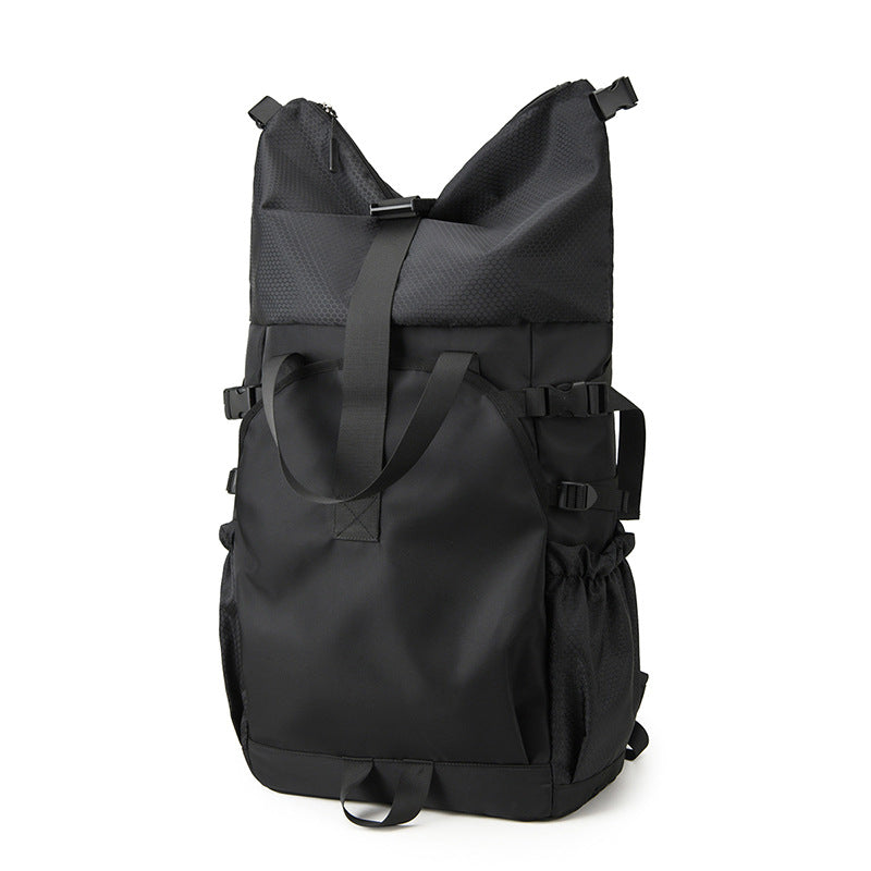 Street Trend Functional Wind Backpack Men's Lightweight Outdoor Sports Backpack Large Capacity Casual Backpack