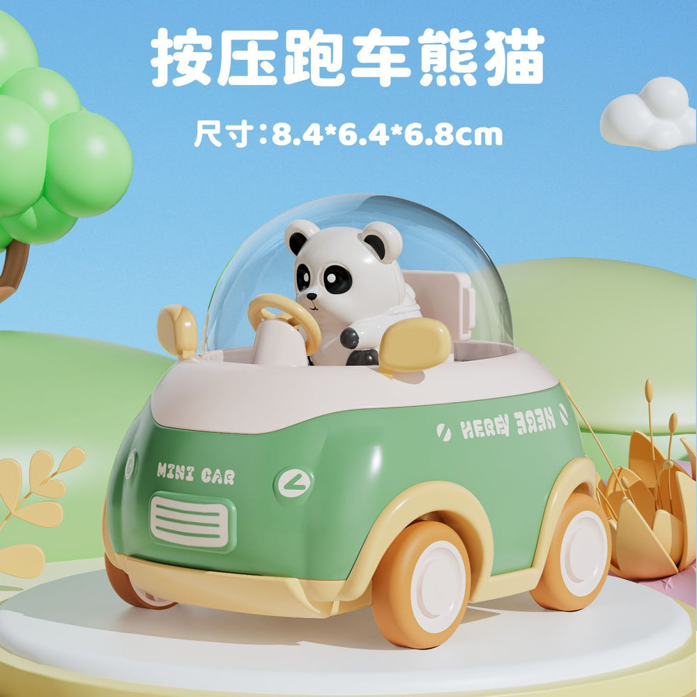 Dropshipping kids press boys and girls sliding car pull back cartoon airplane bus sedan toy car