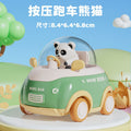 Green panda sports car
