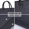 Large capacity men's tote bag document bag shoulder strap business file waterproof briefcase canvas briefcase portfolio