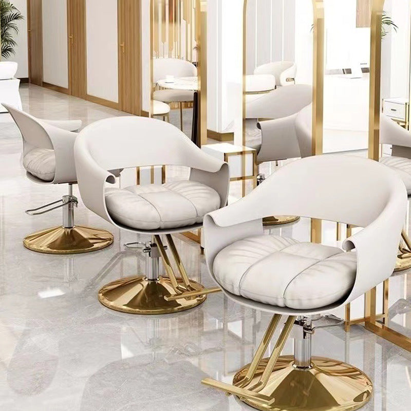 Wholesale barber chair with backrest for hair salons - adjustable height, swivel, and professional styling seat - direct from the manufacturer
